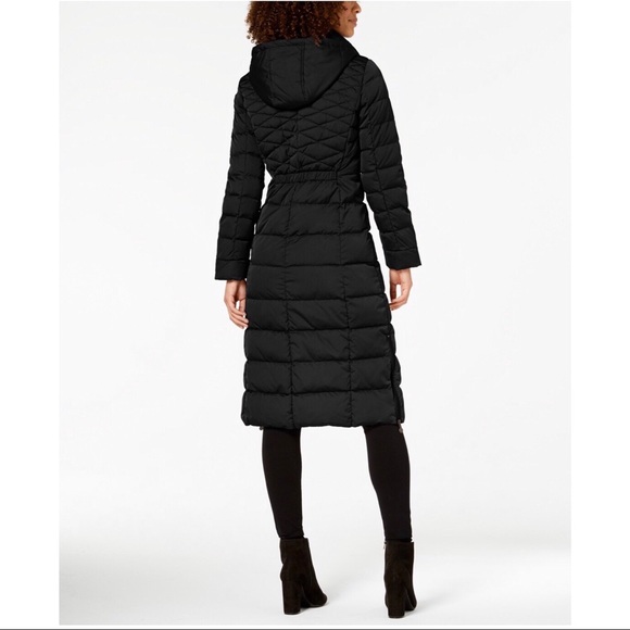 Coats | Bernardo Black Maxi Puffer Coat 